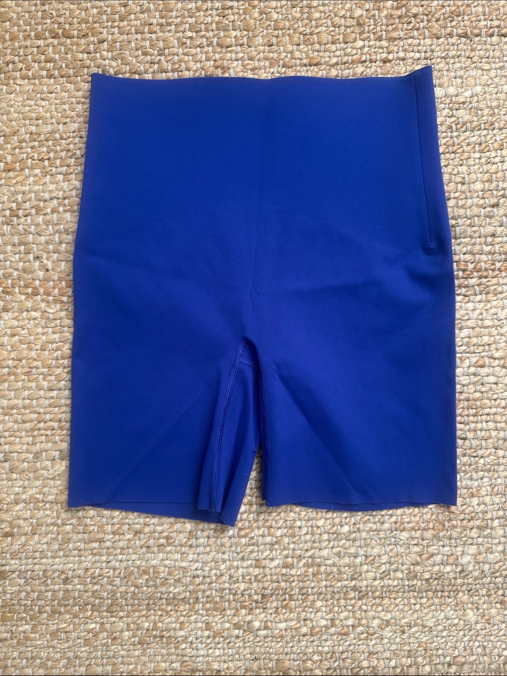 SPANX Sculpting High-Rise Cobalt Bike Shorts